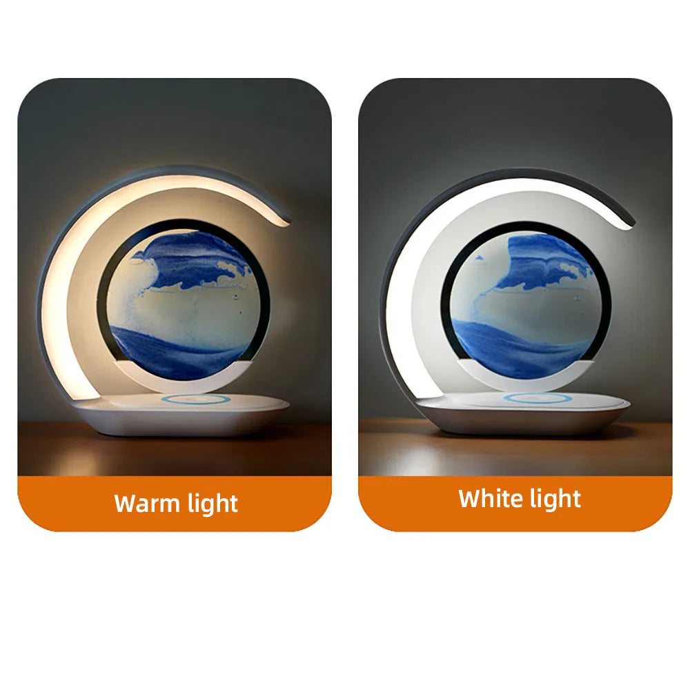 LunaFlow lampe Flottante avec Chargeur Sans Fil