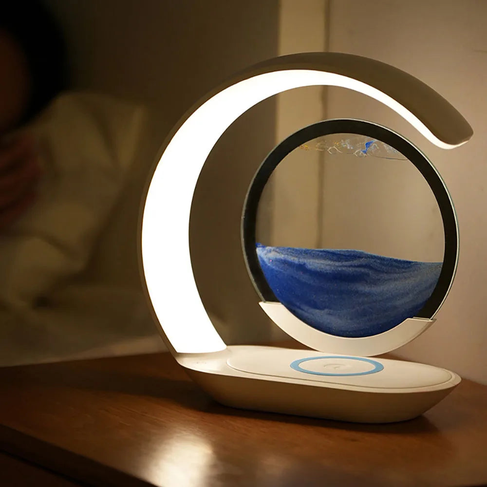 LunaFlow lampe Flottante avec Chargeur Sans Fil