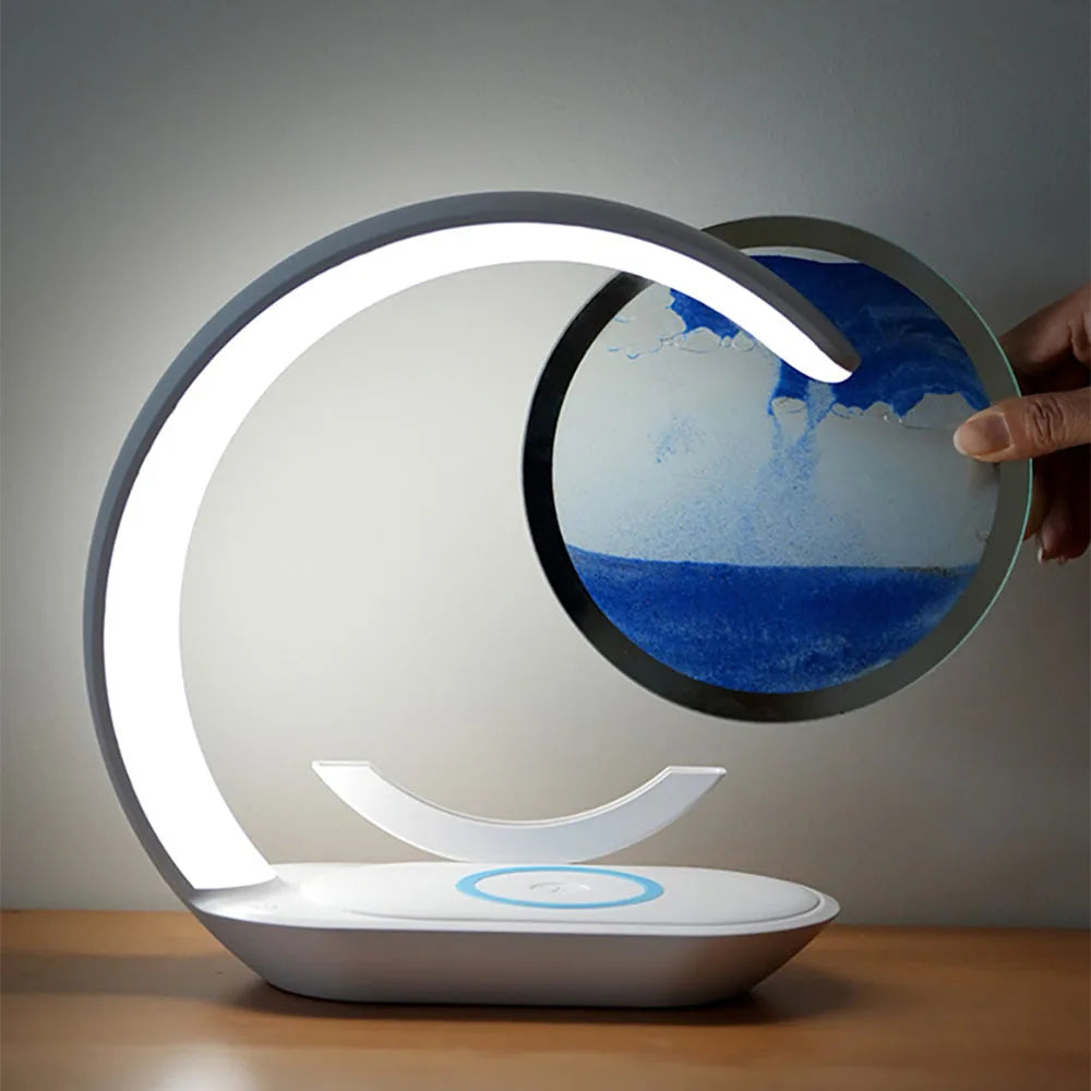 LunaFlow lampe Flottante avec Chargeur Sans Fil